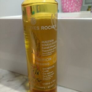 Huile Soin douche corps nutrition Peaux très sèches extrait d’avoine  – Flacon 200 ml