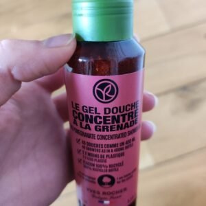 Le gel douche cencentré à la grenade