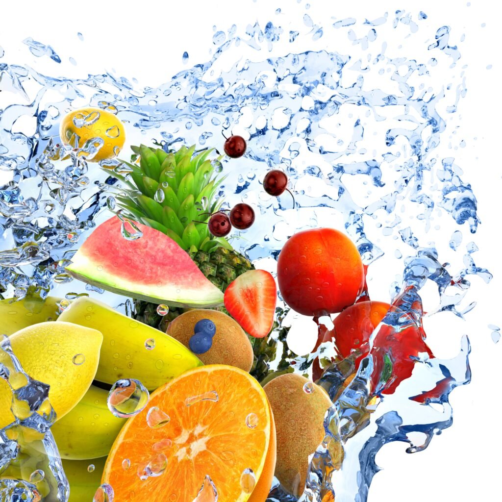 water in fruits